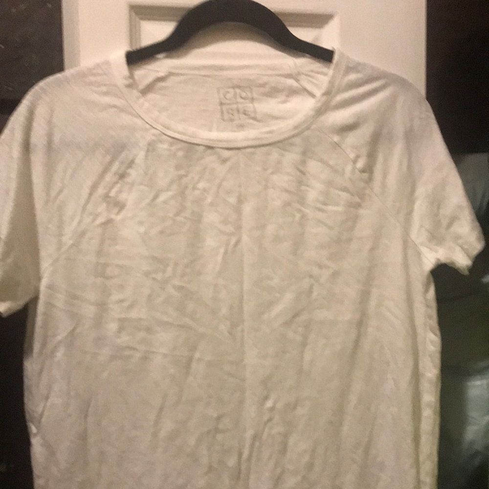 Plain white T-shirt from the bay, size small